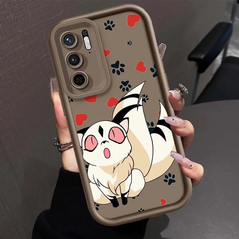 Funda de Anime Inuyasha Kirara para Redmi Note 11 10 9 8 7 11S 11E 10T 10S 9S 11T Pro Plus 5G funda de teléfono con escalera ocular - imagen 4