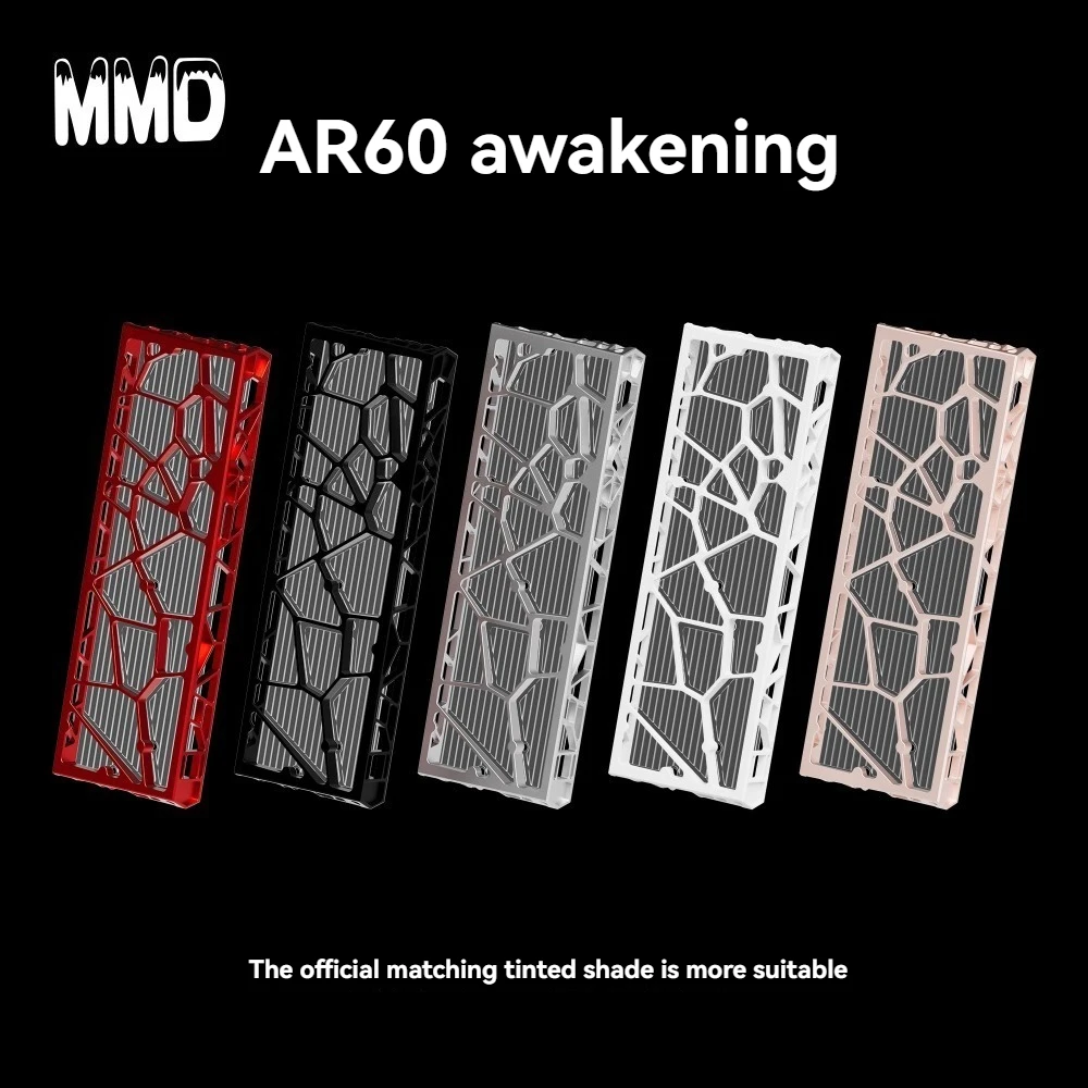 MMD AR60 esqueleto Teclado mecánico carcasa de aleación de aluminio interruptor magnético Wooting 60he Rakka Kit de teclado personalizado - imagen 3