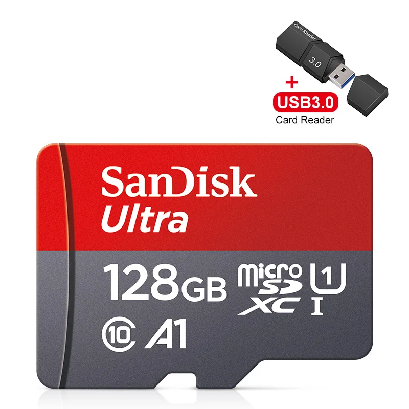 Tarjeta Micro SD Sandisk 100% Original, tarjeta Flash TF Class10 de 128GB, tarjeta de memoria de 128GB, disco memoria de 128gb para teléfono móvil y PC de mesa - imagen 4