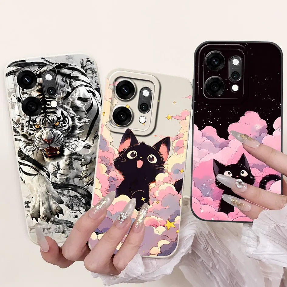 Para OPPO Reno14 Pro funda nueva moda Bowknot dibujos animados suave TPU funda trasera de silicona para OPPO Reno 14 Reno14 5G CPH2737 fundas de teléfono - imagen 5