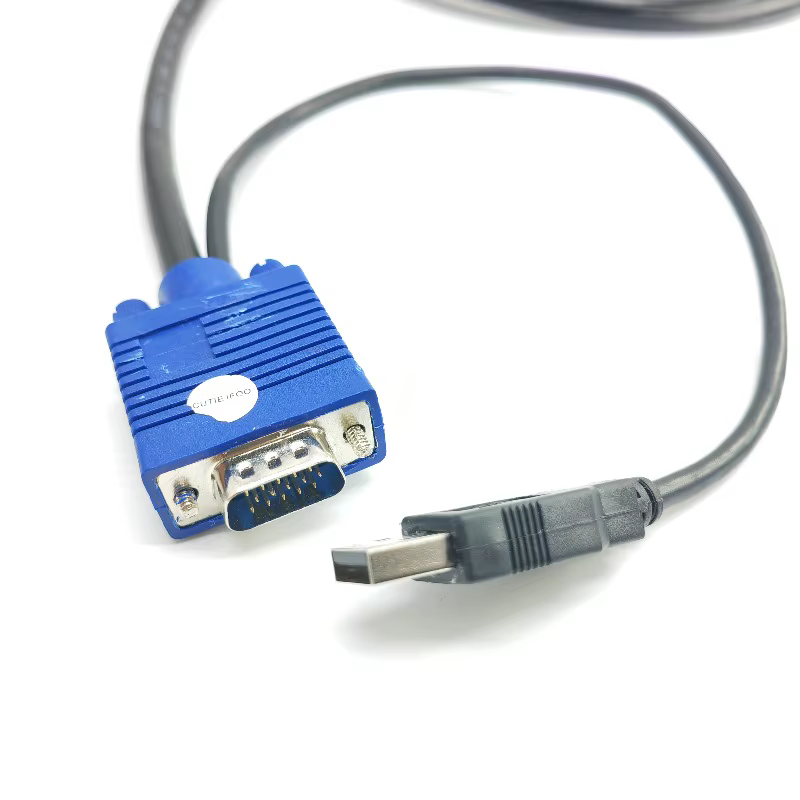 Adaptador DVI-I a VGA con Cable USB 1.8m para Proyector - imagen 3
