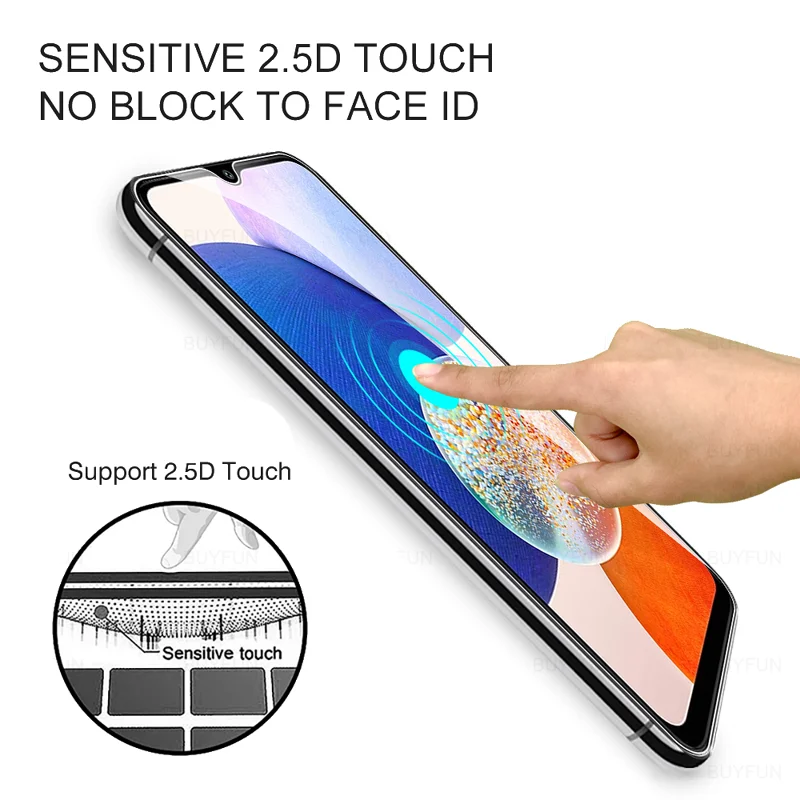 Vidrio templado para Samsung Galaxy, Protector de pantalla para Samsung Galaxy A54, A53, A24, A14, A33, A34, A52S, 5G, A52, A73, S23FE, S20FE, 5G, 5 unidades - imagen 5