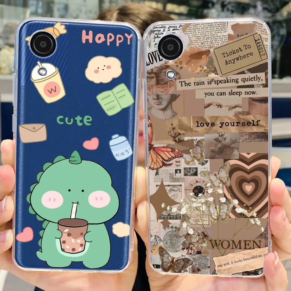 Funda de silicona para Samsung Galaxy A03 Core, carcasa de lujo pintada de SM-A032F, suave y delgada para teléfono Samsung A03 Core A03Core - imagen 4