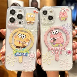Funda MagSafe Bob Esponja Samsung Galaxy S24/S23/S22/S21/S20