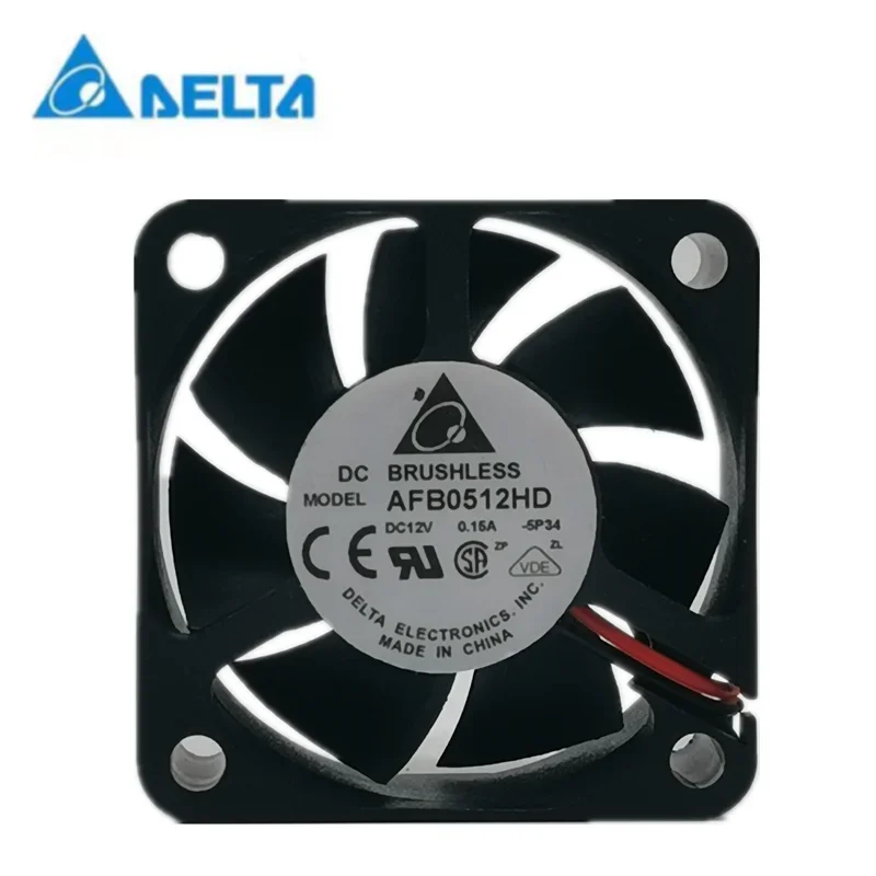 Nuevo delta AFB0512HD 5020 12V 0.15A 5cm transformador fuente de alimentación ventilador del chasis del ordenador