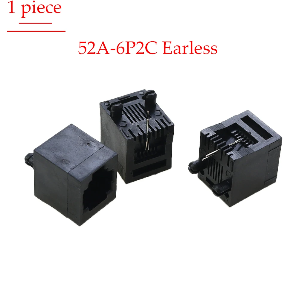 Conector de toma de teléfono RJ11, RJ12, RJ45, 4P4C, 6P2C, 6P4C, 6P6C, 8P8C, conector hembra de red PCB de Internet de ordenador, 1 pieza - imagen 5