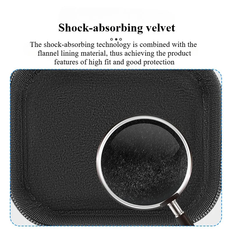 Mini funda de cámara para DJI Osmo 360, Estuche de transporte de viaje portátil, bolsa de almacenamiento de PU antiarañazos, estuche organizador para accesorios - imagen 5