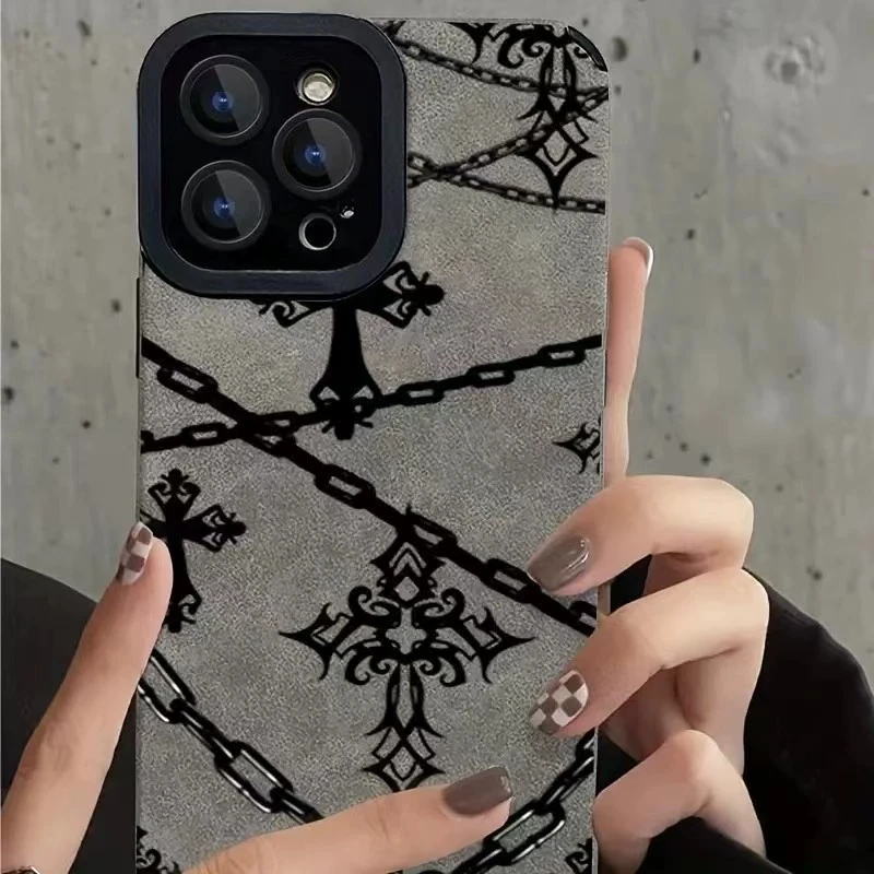 Para iphone 17 17Pro funda con estampado fresco 16Pro Max 15 14 13 Mini 12 11 Pro 17Air 17Promax fundas de teléfono con flores - imagen 2