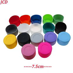 Cubierta de silicona antideslizante con aislamiento térmico, Base de soporte de Taza, cubierta protectora inferior de vidrio, 7,5 CM