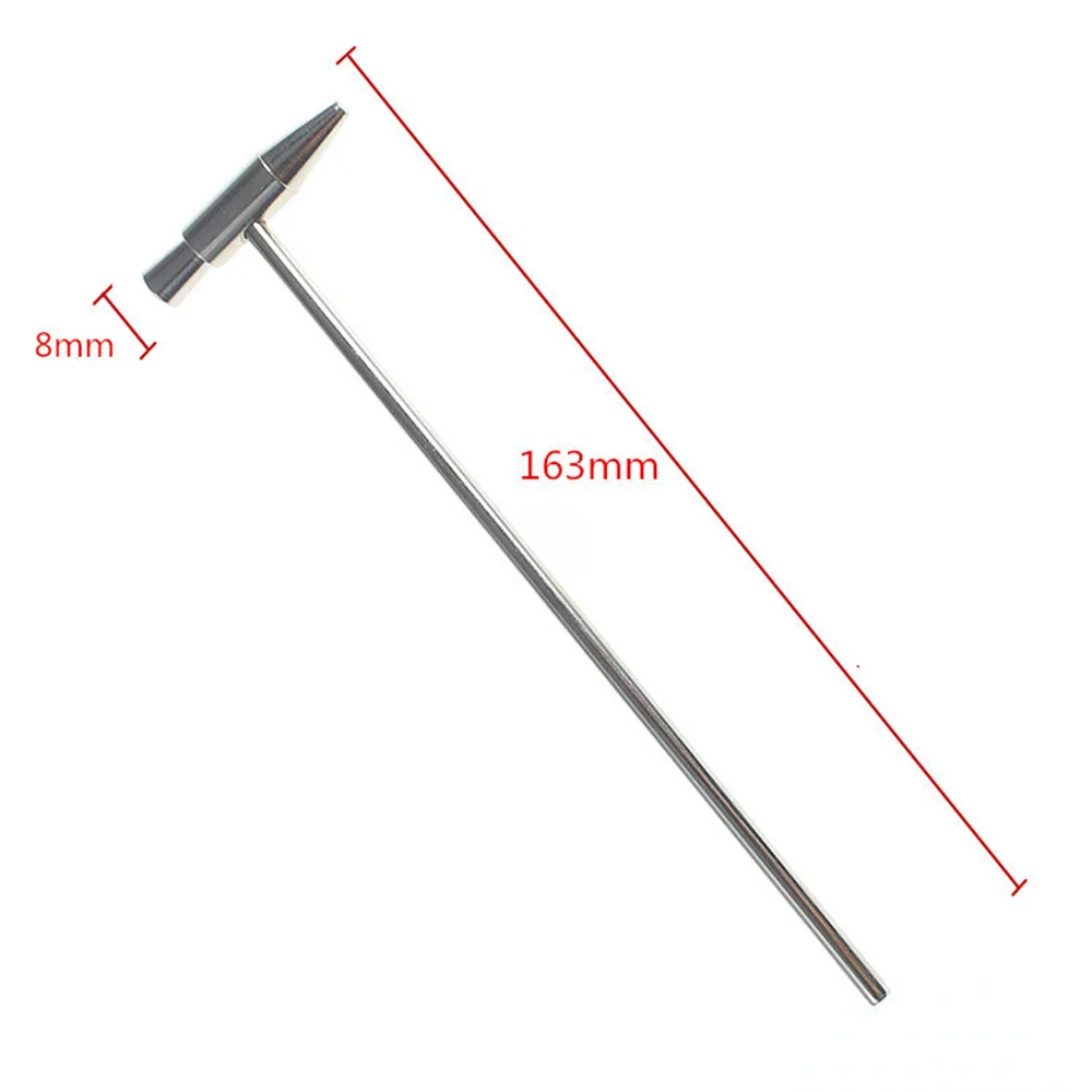 Martillo de afinación de hierro para instrumentos musicales, martillo de Piano de pulgar, martillo Kalimba de Metal, herramienta de afinación de instrumentos de percusión - imagen 2