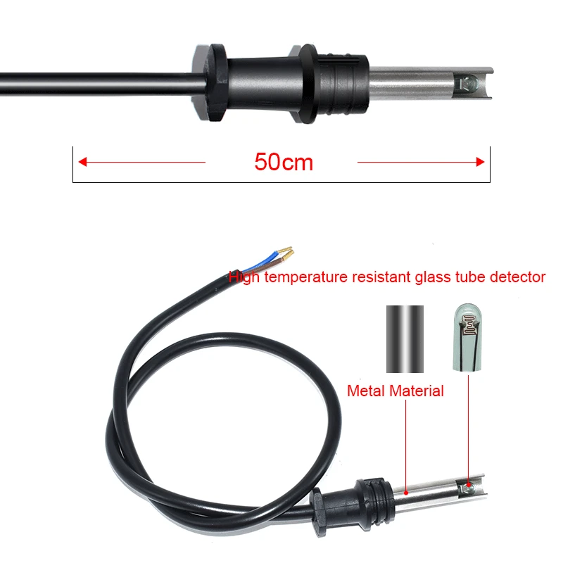 Detector de llama QRB1 ordinario, quemador ocular eléctrico fotosensible, fotorresistencia de detección, fotocélula roja QRB1 para quemador - imagen 2
