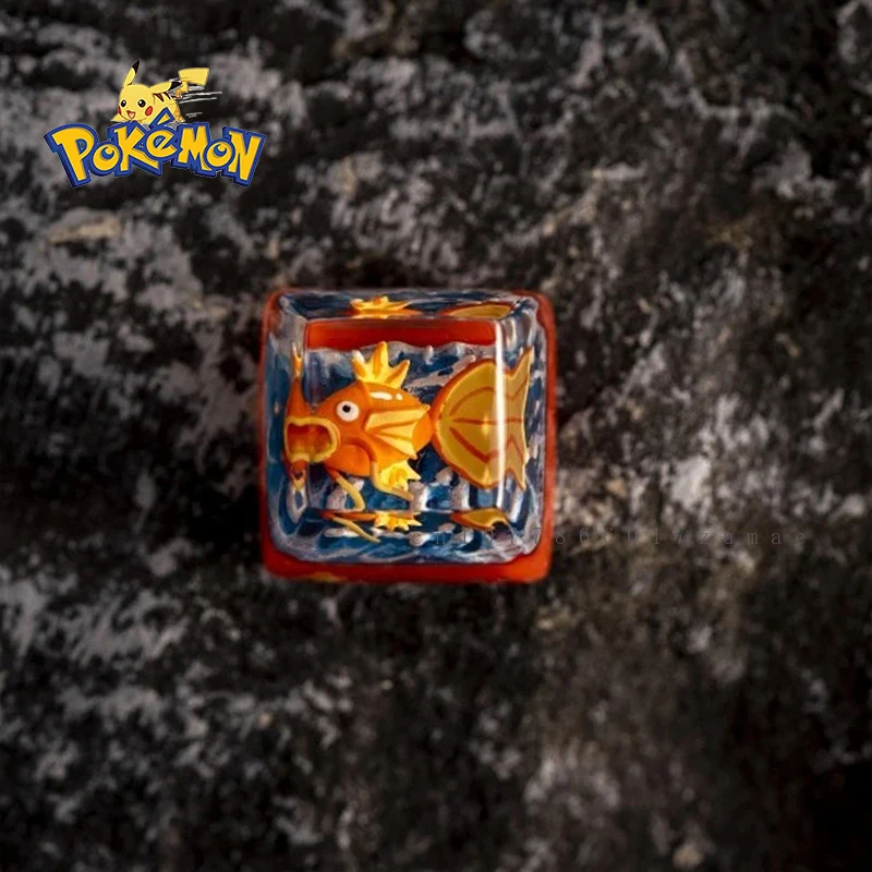 Venusaur teclas de resina de personaje de Anime de Pokémon, Micro paisaje hecho a mano, regalo personalizado, teclas de teclado mecánico - imagen 2