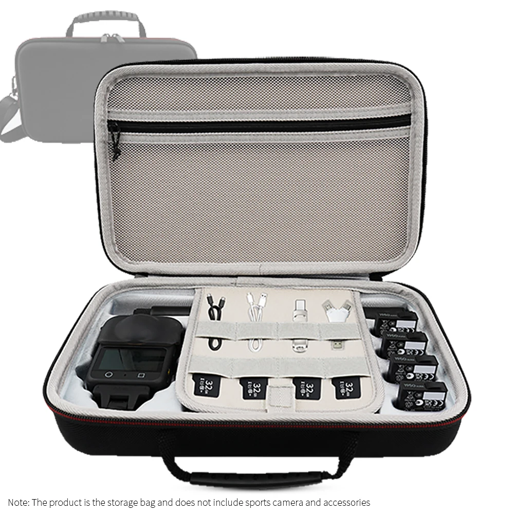 Estuche de almacenamiento duro EVA para cámara deportiva DJI OSMO 360, caja protectora para cámara panorámica Osmo 360, bolsa de transporte de viaje portátil