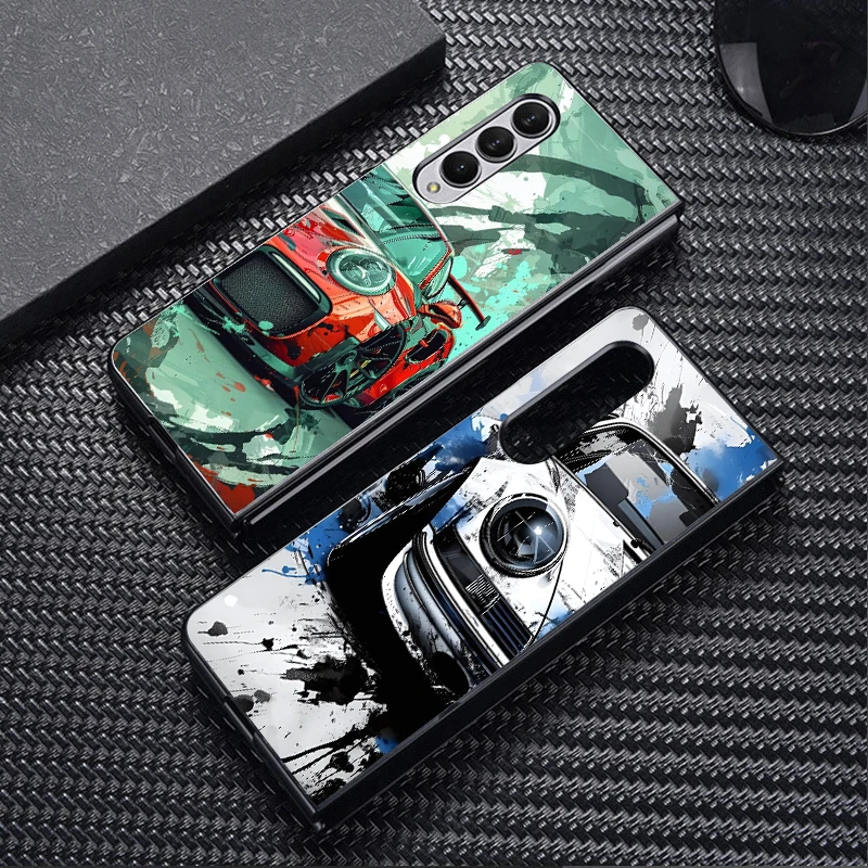 Funda trasera de teléfono para Samsung Galaxy ZFold7 Z Fold 7 6 5 4 3 ZFold6 ZFold5 ZFold3 ZFold4 Cool Car Sports