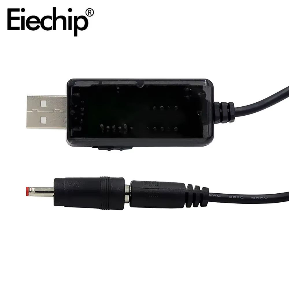 Cable convertidor de aumento USB, conector para fuente de alimentación, cargador, convertidor de potencia, 5V a 9V, 12V, 3,5x1,35mm - imagen 2