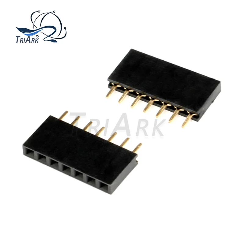 20 piezas 2,54mm Pin de una sola fila hembra paso del zócalo 1*2p 3p 4p 5p 6p 7p 8p 9p 10p 12p 14p 16p 18p 20p 25p 40p conector de Pin - imagen 4