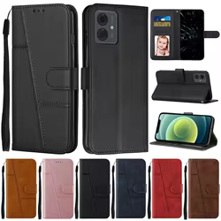 Para Motorola Moto G14 funda con tapa tipo billetera cubierta de libro para Coque Motorola G14 funda de teléfono MotoG14 G 14 Fundas protectoras de cuero