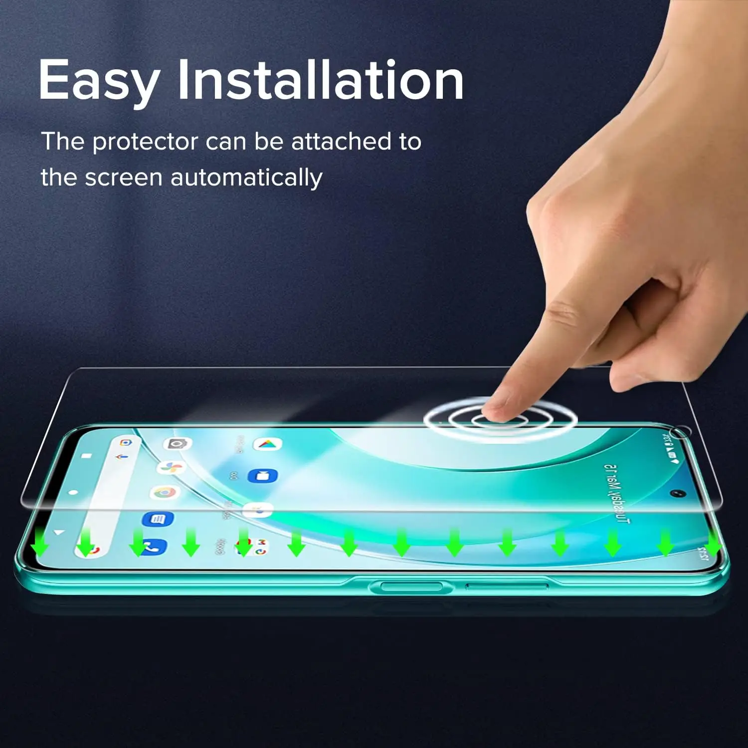 2/4 Uds 9H película de vidrio templado para Blackview Oscal Tiger 12 HD vidrio protector - imagen 5