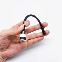 Antena UHF de resorte flexible negra para radios ICOM