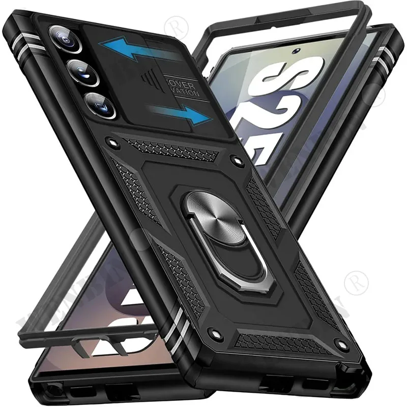 Funda para Samsung A17 A16 A56 A55 A36 A35 A26 S25 S24 S23 Ultra FE resistente con cámara 360 cubierta Capa Fundas - imagen 2