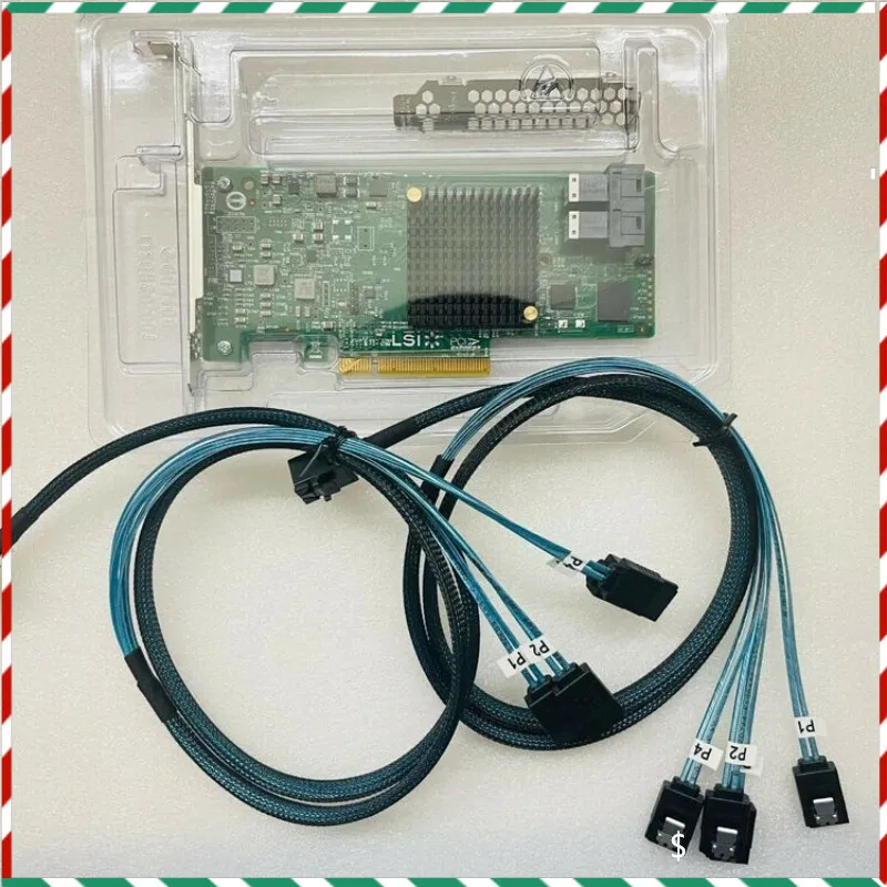 9300-8i 12Gbps SAS LSI HBA Modo TI ZFS FreeNAS unRAID +2* SFF-8643 Cable SATA