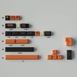 23 Uds. Teclas suplementarias Cherry Profile Dye-Sub PBT barra espacial 6.25U ESC Enter teclas personalizadas para teclado mecánico