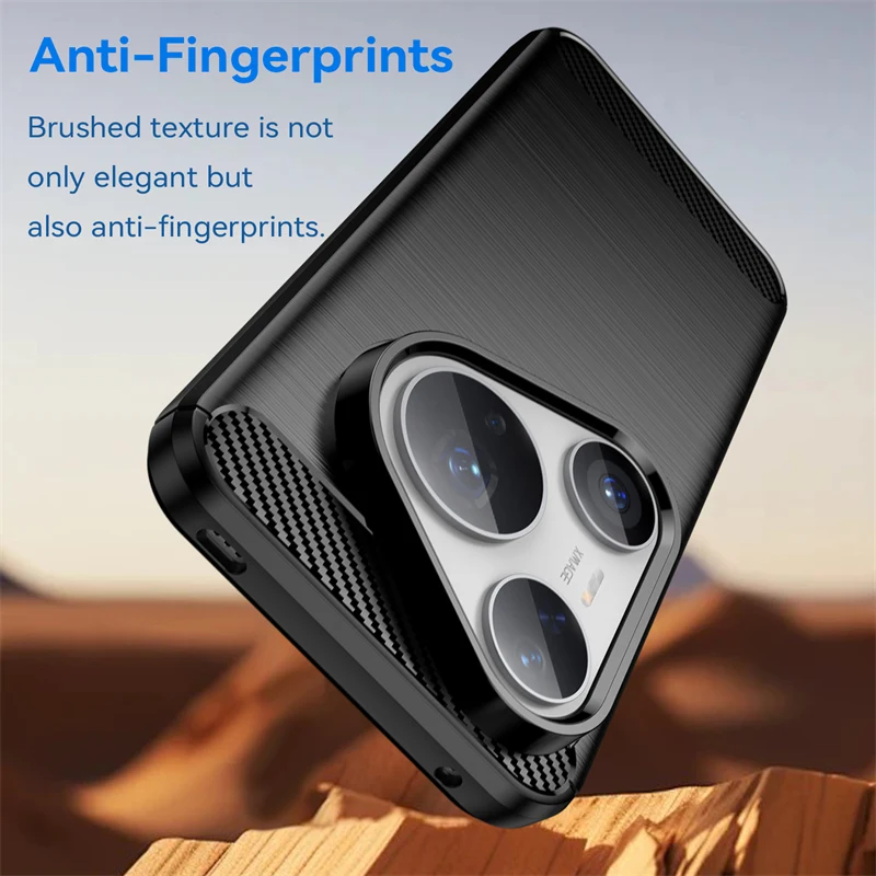 Para Huawei Pura 80 Pro Plus Funda de teléfono cepillada para Huawei Pura 80 Pro Protector чехол Funda contraportada para Huawei Pura 80 - imagen 5