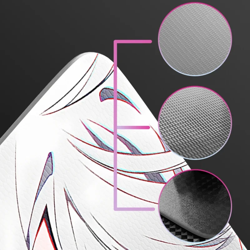 ATOM-alfombrilla de ratón de vidrio templado, proceso de grabado láser para mejorar la tasa de reconocimiento de ratón, compatible con FPS personalizados para juegos - imagen 5