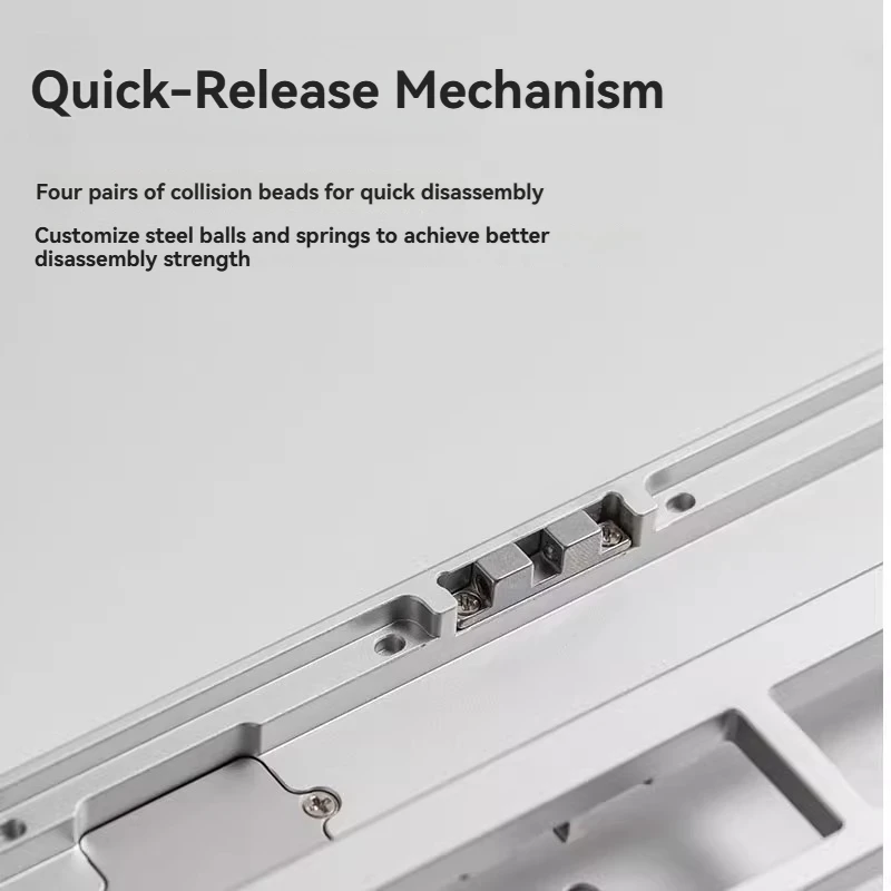 Carcasa de teclado EGO80, junta de aluminio CNC, funda de teclado mecánico personalizado para Wooting80HE, accesorios para teclado de oficina para videojuegos - imagen 5