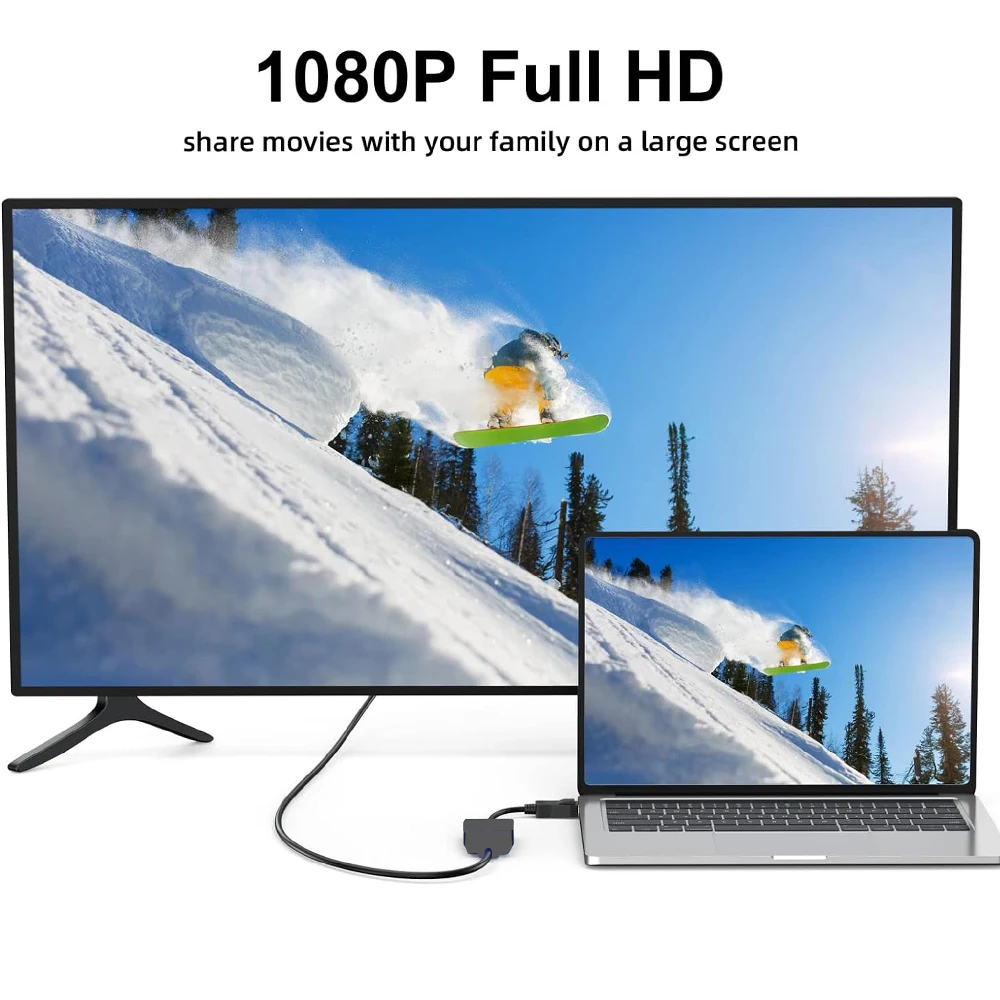 Adaptador de cable 1080P DP a DVI DisplayPort Display Port a DVI Cable convertidor adaptador DP DVI para Nvidia AMD HP Dell Asus - imagen 5