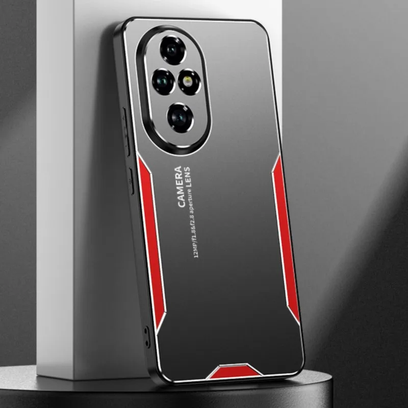 Para Honor 200 Pro funda Metal aluminio lente protectora escarcha prevenir huellas dactilares Metal + cubierta de TPU para Honor 200 Pro - imagen 5