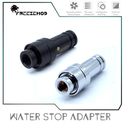 FREEZEMOD ZSZT-T1 Desconexión Rápida Agua G1/4 Negro Plata