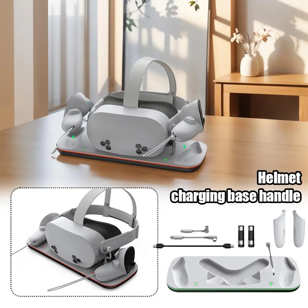 Base de carga para casco Meta 3S VR, controlador VR, estación de carga Universal con accesorios de indicador LED - imagen 4