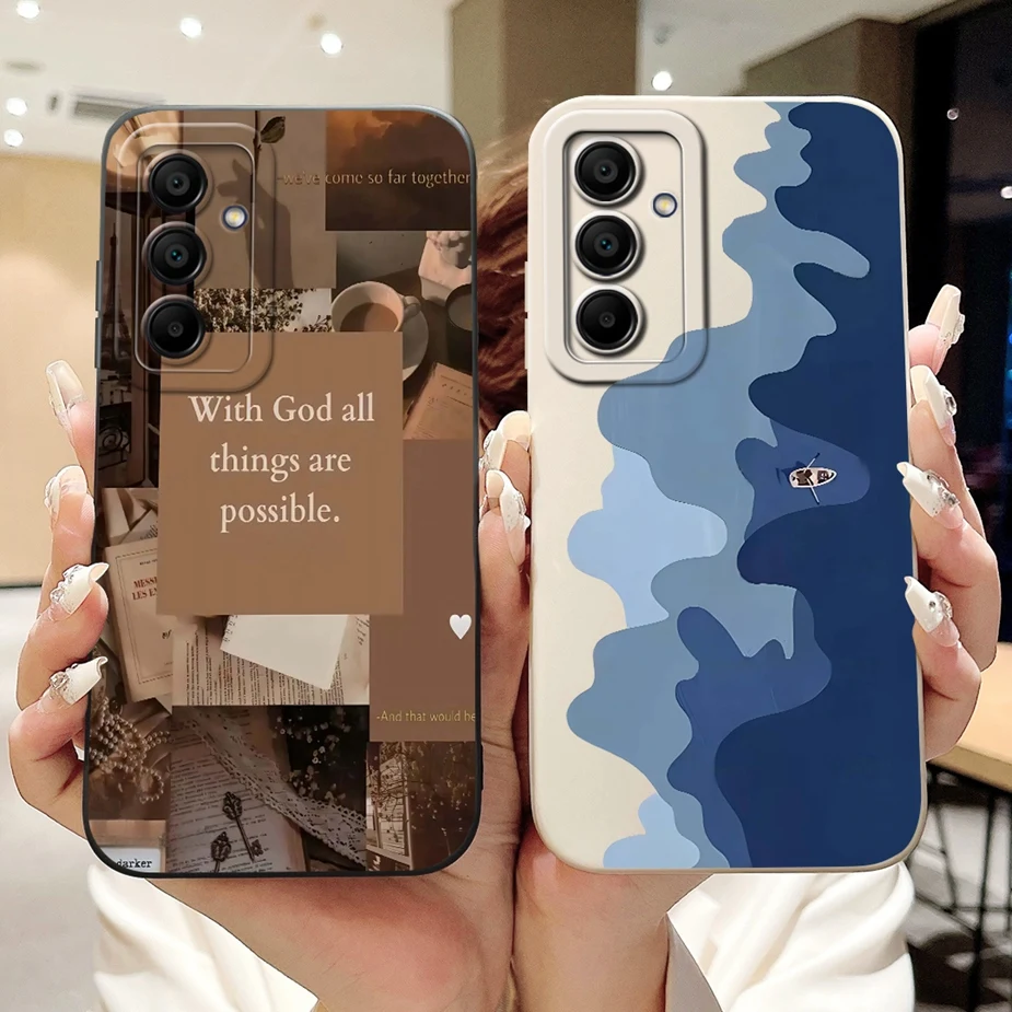 Para Samsung Galaxy A16 A26 A36 A56 5G funda nueva cubierta pintada de caramelo funda de teléfono suave de TPU para Samsung A16 A 26 36 Galaxy A56 Fundas - imagen 3