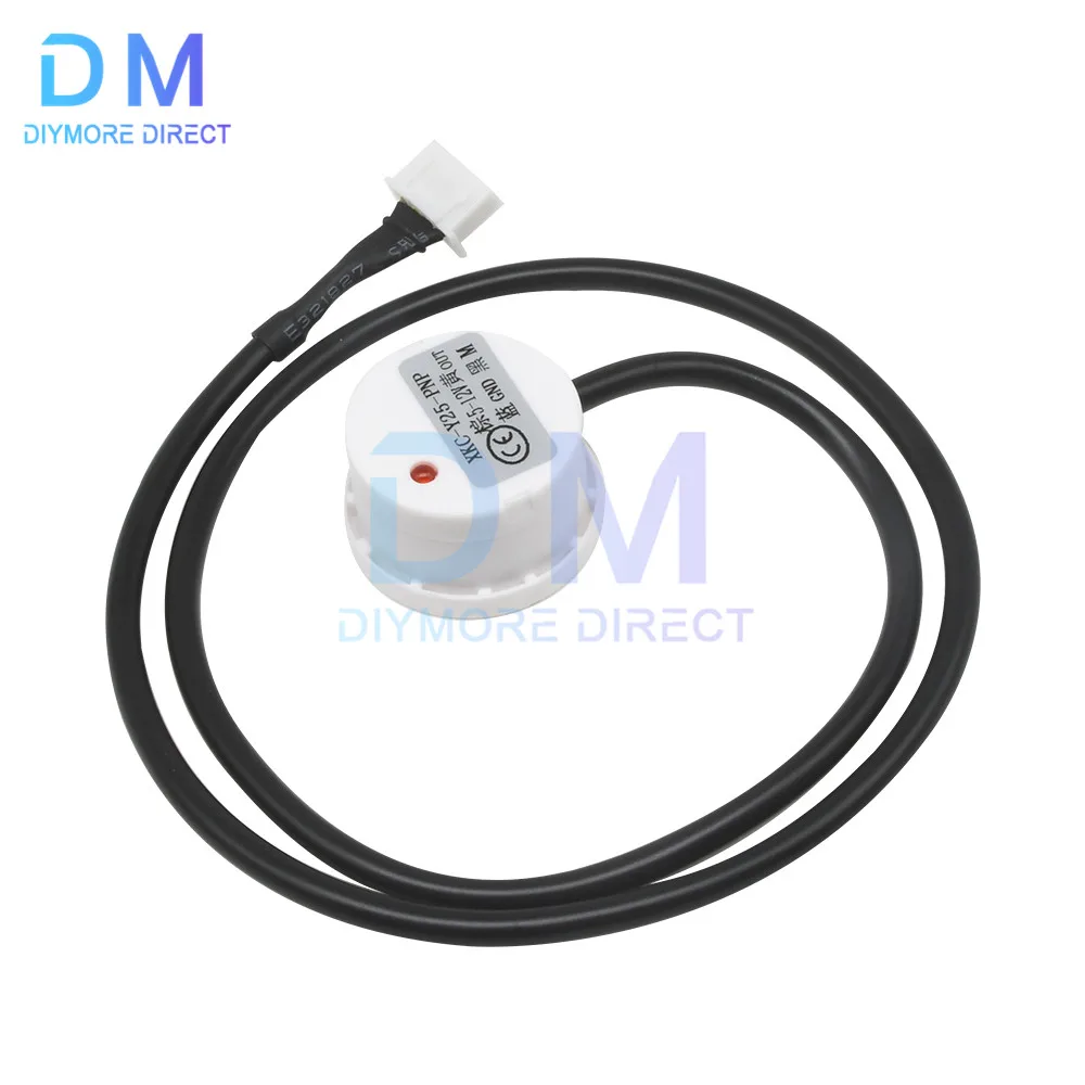 XKC Y25 PNP 5V-12V Sensor de nivel de líquido interruptor Detector agua sin contacto Sensor de inducción interruptor de Control