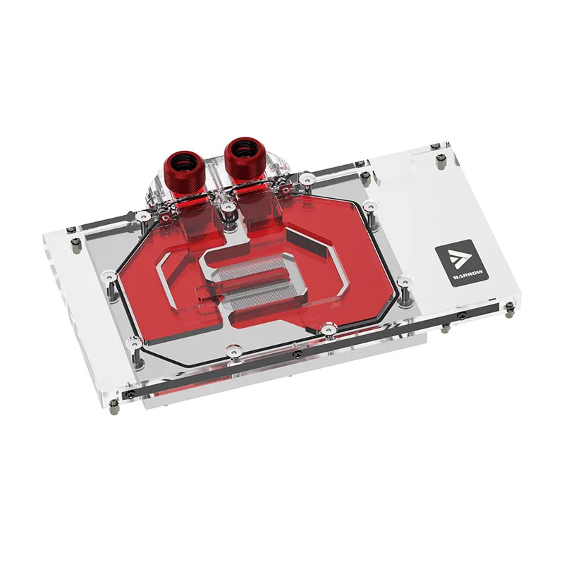 Barrow GPU bloque de agua para ZOTAC RTX 4090 TRINITY OC,AMP EXTREME AIRO, enfriador de tarjetas Manli Gallardo con placa posterior, BS-AIC4090-PA - imagen 2