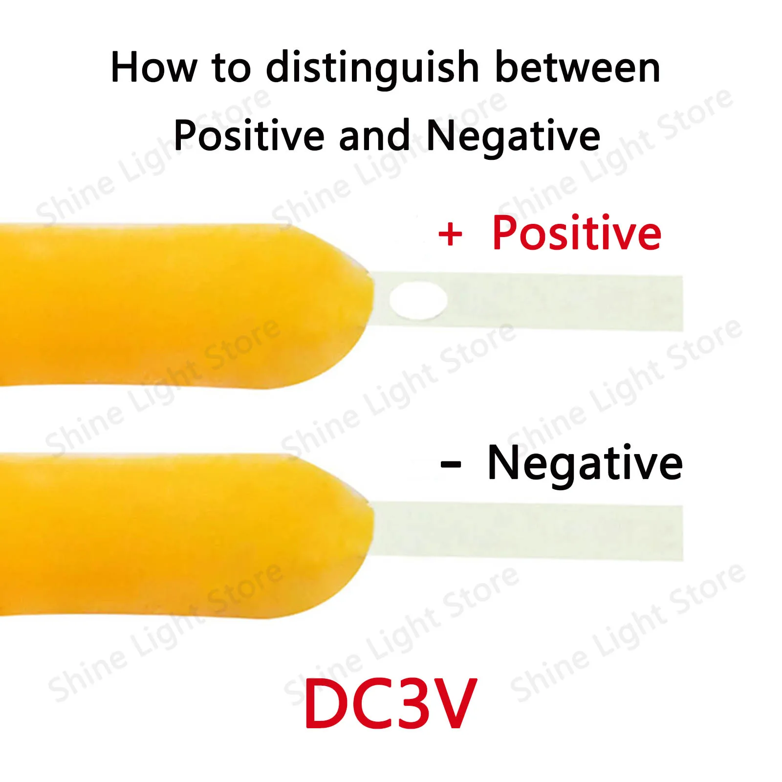 38mm 80mm 145mm 185mm 360mm 450mm filamento LED Flexible DC3V bombilla Edison diodo accesorios decorativos DIY - imagen 4