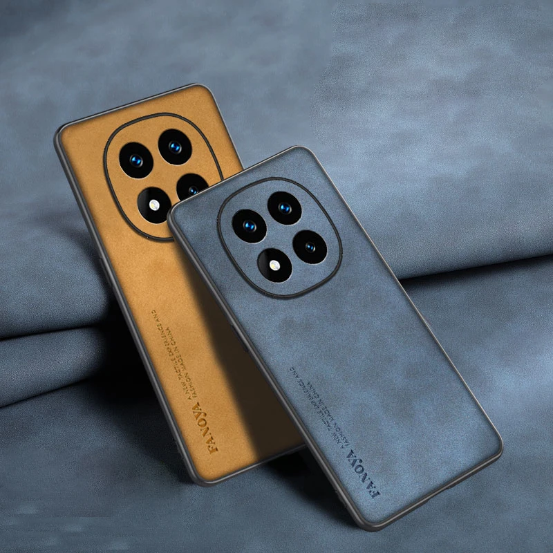 Funda de plástico duro con protección de cámara a prueba de golpes de cuero PU mate para Xiaomi Redmi Note 40 Pro Plus 5G - imagen 5