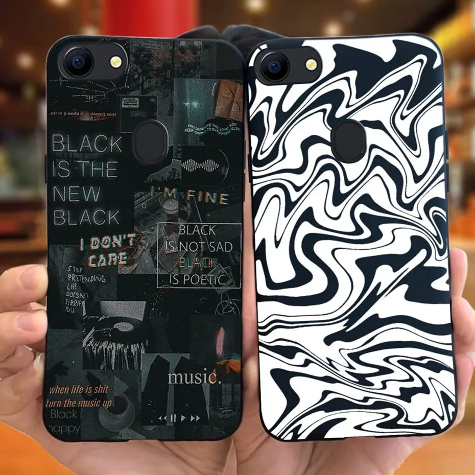 Funda de silicona suave para OPPO F5 Youth CPH1725, cubierta trasera de teléfono con patrón fresco, Moda Para Oppo F5 Plus F 5 oppoF5 CPH1723 CPH1727 - imagen 2