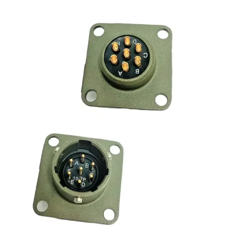 PT06E-10-7S/P(SR) PT02E-10-7P/S PT 26482 MIL PT06E 10-7S 10-7 PT02E 10-7 P 7 Pin Core Aviation Plug conector, resistente al agua - imagen 5