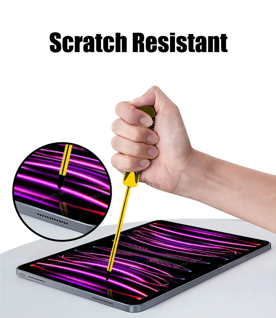 2 uds vidrio templado para iPad 10. a generación pro 11 12,9 Air 5 4 10,9 Protector de pantalla completa para iPad 10,2 7 a 8 a 9 - imagen 3