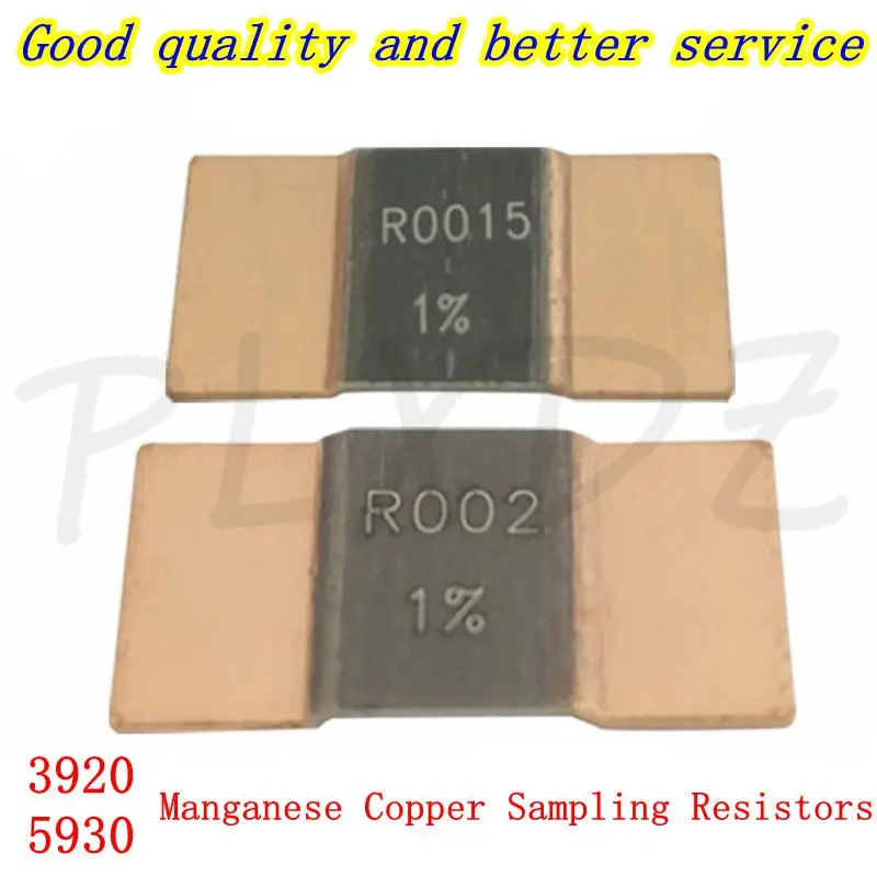 5 uds 3920 5930 1% parche de cobre manganeso de precisión resistencia de miliohmios R001 R002 R003 R004 R005 1mR 1mΩ resistencia de derivación de muestreo