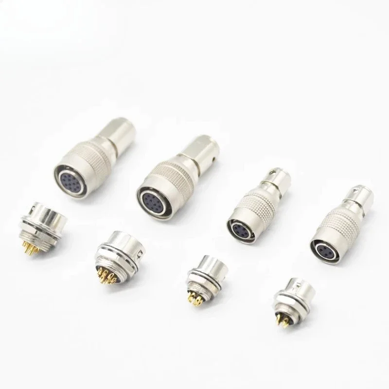 Conector de cámara Industrial con enchufe autoblocante HRS 4 6 7 10 12 pines Compatible con conector de aviación Hirose HR10A-7P-6S - imagen 2