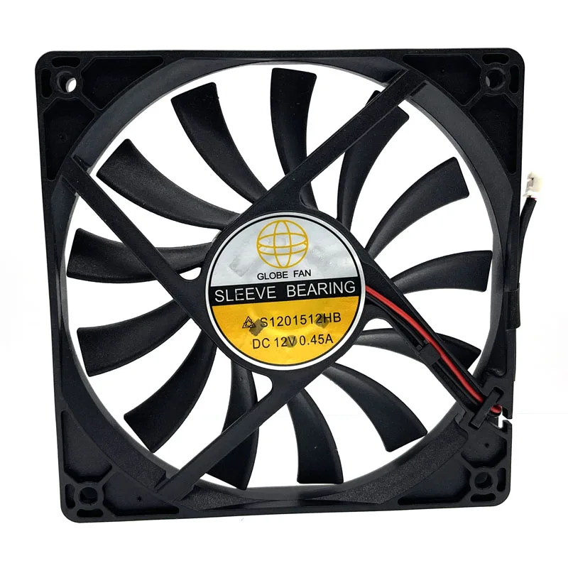 Ventilador para PC 120x120x15 mm 12V - Rodamiento de manguito, alto CFM - imagen 2