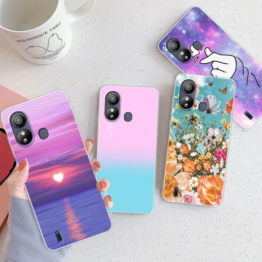 Para ZTE Blade L220 Funda de parachoques a prueba de golpes transparente suave silicona TPU Funda de teléfono para ZTE Blade L210 Funda protectora de moda - imagen 3