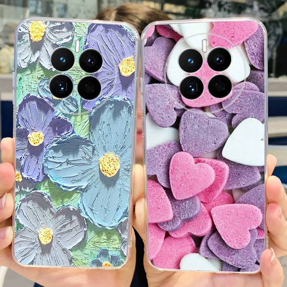 Funda de silicona blanda para teléfono móvil Huawei Mate 50 Pro, carcasa colorida pintada, protector de DCO-LX9 - imagen 3