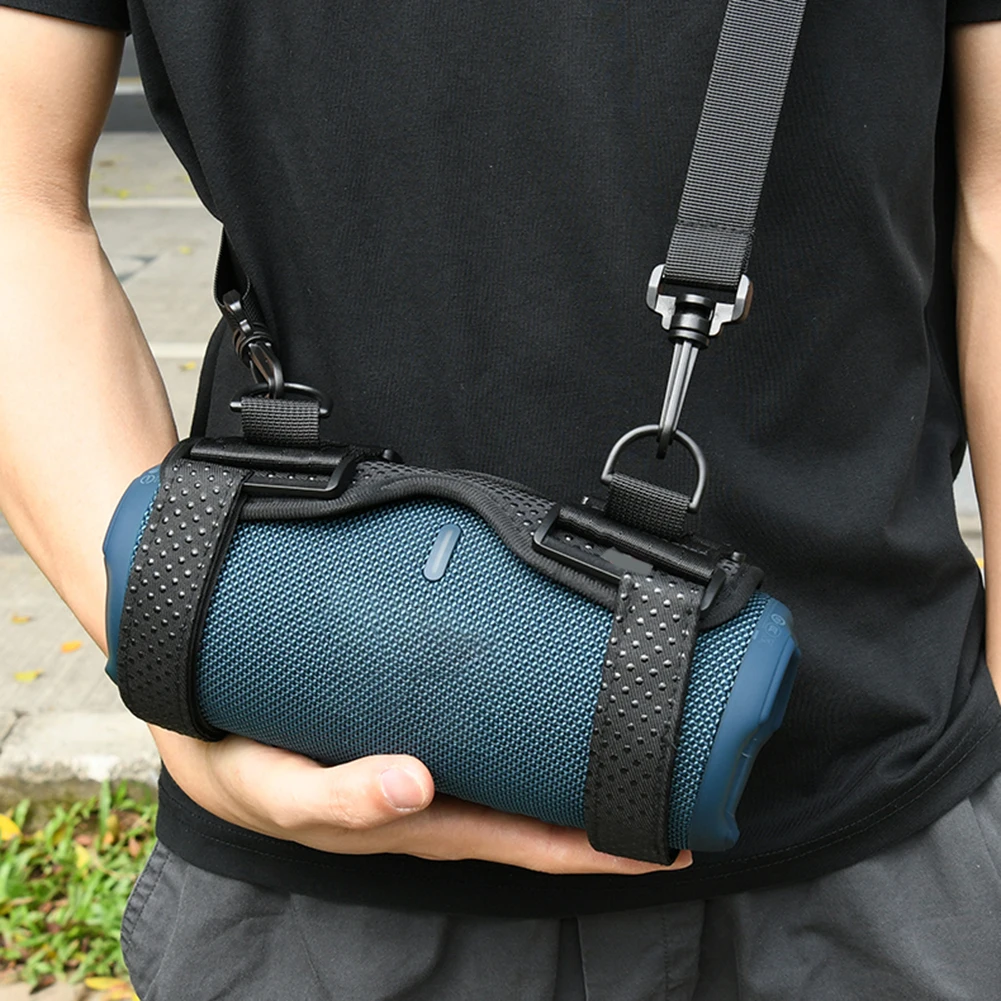 Funda para JBL Flip 3/4/5, soporte con correa de altavoz, correa de hombro ajustable, funda protectora de transporte portátil, reemplazo - imagen 2