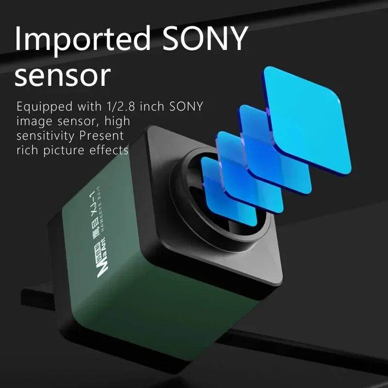 Maant XJ-1 2 4K UHD 30fps incorporado SONY imx678 1/1.8sensor HDMI y salida USB cámara microscópica industrial digital con montaje C - imagen 2