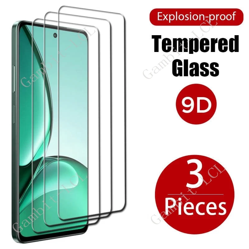 Protector de pantalla de vidrio templado para piezas, película protectora de pantalla de RealmeV60, V60S, RealmeC63, C63, Original, HD, 3 Realme, 5G