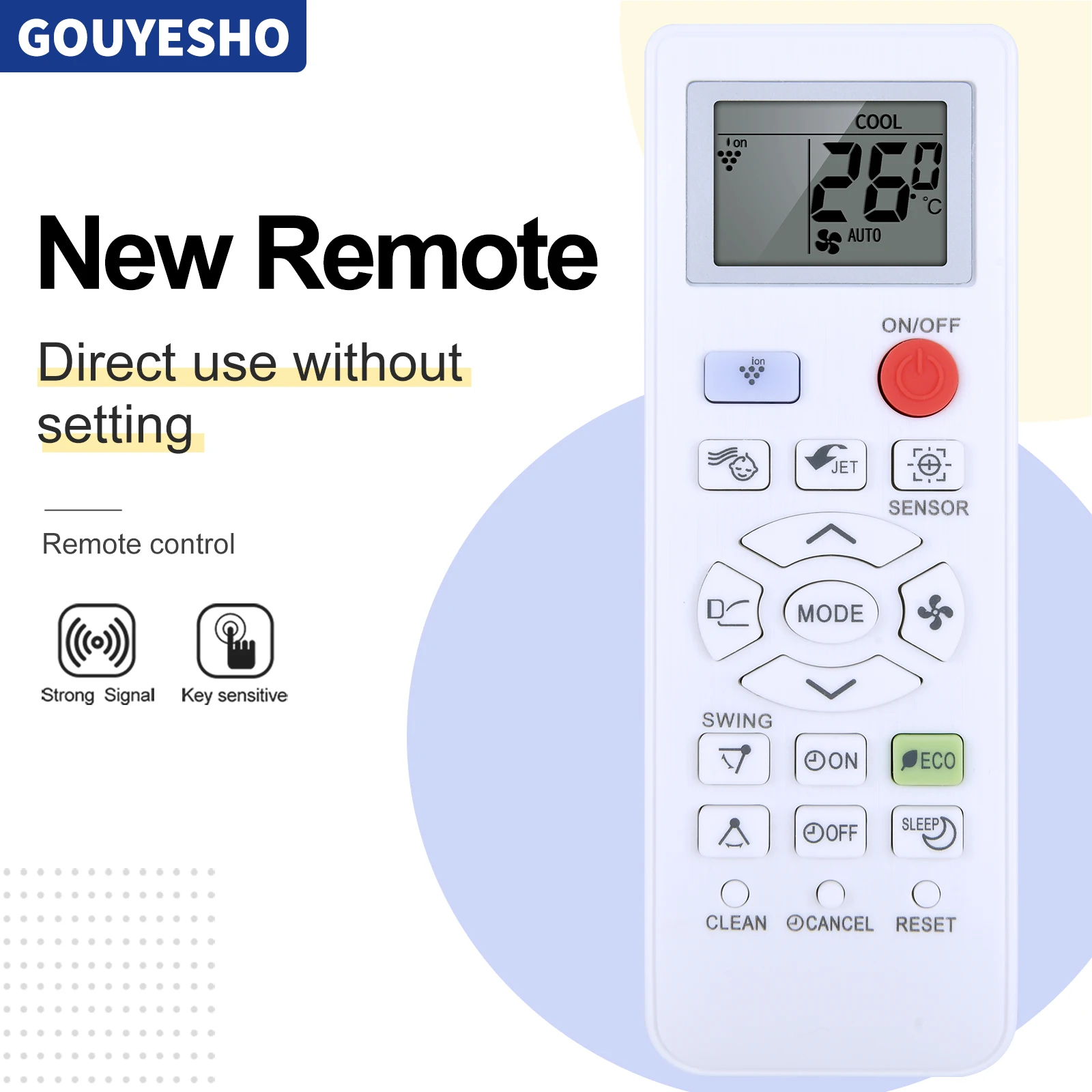 Nuevo Control remoto de repuesto CRMC-A936JBEZ para aire acondicionado SHARP